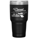 Womens Veteran Daughter Dad Grandpa Vietnam Honorable Tumbler Tumblers dad, family- Nichefamily.com