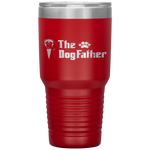 The Dogfather English Mastiff Dog Dad Father's Day Gifts Tumbler Tumblers dad, family- Nichefamily.com