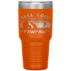 Reel Cool Pawpaw Funny Fishing Fathers Day Gift Tumbler Tumblers dad, family- Nichefamily.com