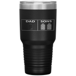 Low Battery Dad of Two Sons or Twin Boys Father's Day Gift Tumbler Tumblers dad, family- Nichefamily.com