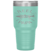 Father's Day Gifts Fishing Reel Cool Papa Dad FUNNY Tumbler Tumblers dad, family- Nichefamily.com