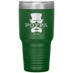 Luckiest Poppa Ever Leprechaun St Patricks Day Grandpa Tumbler Tumblers dad, family- Nichefamily.com