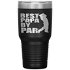 Mens Best Papa By Par Funny Golf Father's Day Grandpa Gifts Tumbler Tumblers dad, family- Nichefamily.com