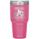 Bigfoot Grandpa Funny Sasquatch Gift Tumbler Tumblers dad, family- Nichefamily.com