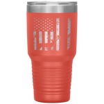 USA Flag Best Buckin' Dad Ever Deer Hunting Fathers Day Gift Tumbler Tumblers dad, family- Nichefamily.com