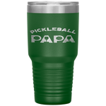 Pickleball Papa Father's Day Pickleball Tumbler Tumblers dad, family- Nichefamily.com