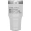 GRAMPS - THE MAN MYTH LEGEND Gift Fathers Day Tumbler Tumblers dad, family- Nichefamily.com