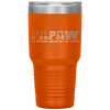 Papaw The Veteran The Myth The Legend Fathers Day Gift Tumbler Tumblers dad, family- Nichefamily.com