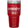 Daddysaurus Rex Father's Day Dinosaur Daddy Funny Tumbler Tumblers dad, family- Nichefamily.com