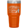 Veteran Grandpa Gift for Grandfather Tumbler Tumblers dad, family- Nichefamily.com