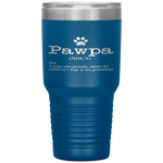 Funny dog grandpa Pawpa defintion Tumbler Tumblers dad, family- Nichefamily.com