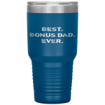 Best Bonus Dad Ever Father-In-Law Gift Tumbler Tumblers dad, family- Nichefamily.com