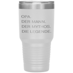 Opa German Grandpa Man Myth Legend  Gift Tumbler Tumblers dad, family- Nichefamily.com