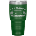 Cat Daddy Men Vintage Retro Black Cats Dad Fathers Day Gift Tumbler Tumblers dad, family- Nichefamily.com