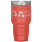 Thin Blue Line Flag Dad Police Gifts Father's Day Tumbler Tumblers dad, family- Nichefamily.com