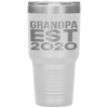 First Time Grandpa 2020 Grandfather Father-in-law Pregnancy Tumbler Tumblers dad, family- Nichefamily.com