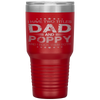 I Have Two Titles Dad Poppy Funny Fathers Day Gift Tumbler Tumblers dad, family- Nichefamily.com