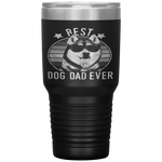 Best Dog Dad Ever Siberian Husky Father's Day Gift Tumbler Tumblers dad, family- Nichefamily.com