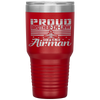 Womens Proud Brother-in-law Of An Airman Father Uncle Son Tumblers Tumblers - Nichefamily.com