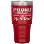 Womens Proud Brother-in-law Of An Airman Father Uncle Son Tumblers Tumblers - Nichefamily.com