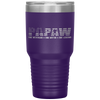 Papaw The Veteran The Myth The Legend Fathers Day Gift Tumbler Tumblers dad, family- Nichefamily.com