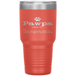 Funny dog grandpa Pawpa defintion Tumbler Tumblers dad, family- Nichefamily.com