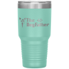 The Dogfather Boston Terrier Dog Dad Father's Day Tumbler Tumblers dad, family- Nichefamily.com