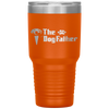 The Dogfather Golden Retriever Dog Dad Father's Day Tumbler Tumblers dad, family- Nichefamily.com