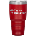 The Dogfather Golden Retriever Dog Dad Father's Day Tumbler Tumblers dad, family- Nichefamily.com