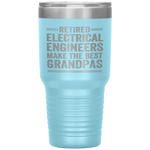 Retired Grandpa Electrical Engineer Retirement Gift Tumbler Tumblers dad, family- Nichefamily.com
