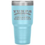 Funpa Fathers Day Men Gift Fun Grandpa Birthday Tumbler Tumblers dad, family- Nichefamily.com