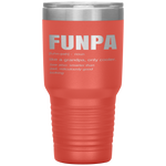 Funny FUNPA Fun Grandpa Novelty Tumbler Tumblers dad, family- Nichefamily.com