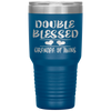 Double Blessed Grandpa Of Twins Grandfather Gift Tumbler Tumblers dad, family- Nichefamily.com