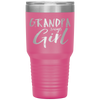 Grandpa Says Girl Gender Reveal Announcement Party Tumbler Tumblers dad, family- Nichefamily.com