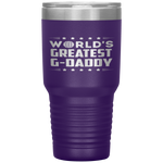 G-daddy Grandpa Gifts Worlds Greatest G-daddy Tumbler Tumblers dad, family- Nichefamily.com