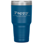 Pappy Definition Grandpa For Coolest Old Man Tumbler Tumblers dad, family- Nichefamily.com