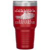 I'm Dad Grandpa Retired Firefighter Nothing Scares Me Tumbler Tumblers dad, family- Nichefamily.com