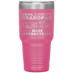 Cool Grandpas Ride MotorCycles - Funny Grand Father Biker Tumbler Tumblers dad, family- Nichefamily.com