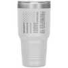 Promoted To Daddy American Flag Camo Fathers Day Tumbler Tumblers dad, family- Nichefamily.com