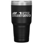 Father In Law Tumblers With Suegro Numero Uno In Spanish. Tumblers dad, family- Nichefamily.com