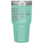 Irish Wolfhound Dog Dad Fathers Day Gift design Tumbler Tumblers dad, family- Nichefamily.com