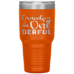 Grandpa of Mr Onederful 1st Birthday First One-Derful Party Tumbler Tumblers dad, family- Nichefamily.com