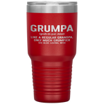 Grumpa Definition Like A Regular Grandpa Only Grumpier Tumbler Tumblers dad, family- Nichefamily.com