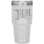 Best Grandpa By Par Father's Day Golf Grandad Golfing Gift Tumbler Tumblers dad, family- Nichefamily.com