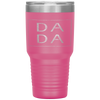 Distressed Dada Funny Retro Father's Day Tumbler Tumblers dad, family- Nichefamily.com