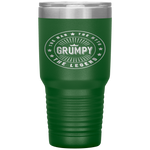 Graphic 365 Grumpy The Legend Grandpa Men Funny Gift Tumbler Tumblers dad, family- Nichefamily.com