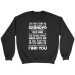 I Have a Crazy Grandpa Youth Crewneck Sweatshirt T-shirt - Nichefamily.com