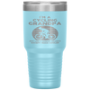 I'm A Cycling Grandpa Funny Grandpa Cyclist Gift Tumbler Tumblers dad, family- Nichefamily.com