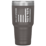 Real Life Superhero PopPop US Flag Grandpa Gift Tumbler Tumblers dad, family- Nichefamily.com