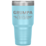 Grumpa Definition Like A Regular Grandpa Only Grumpier Tumbler Tumblers dad, family- Nichefamily.com